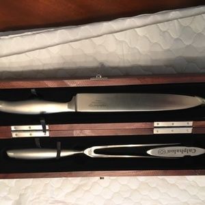 Calphalon Carving Set in Mahogany Box